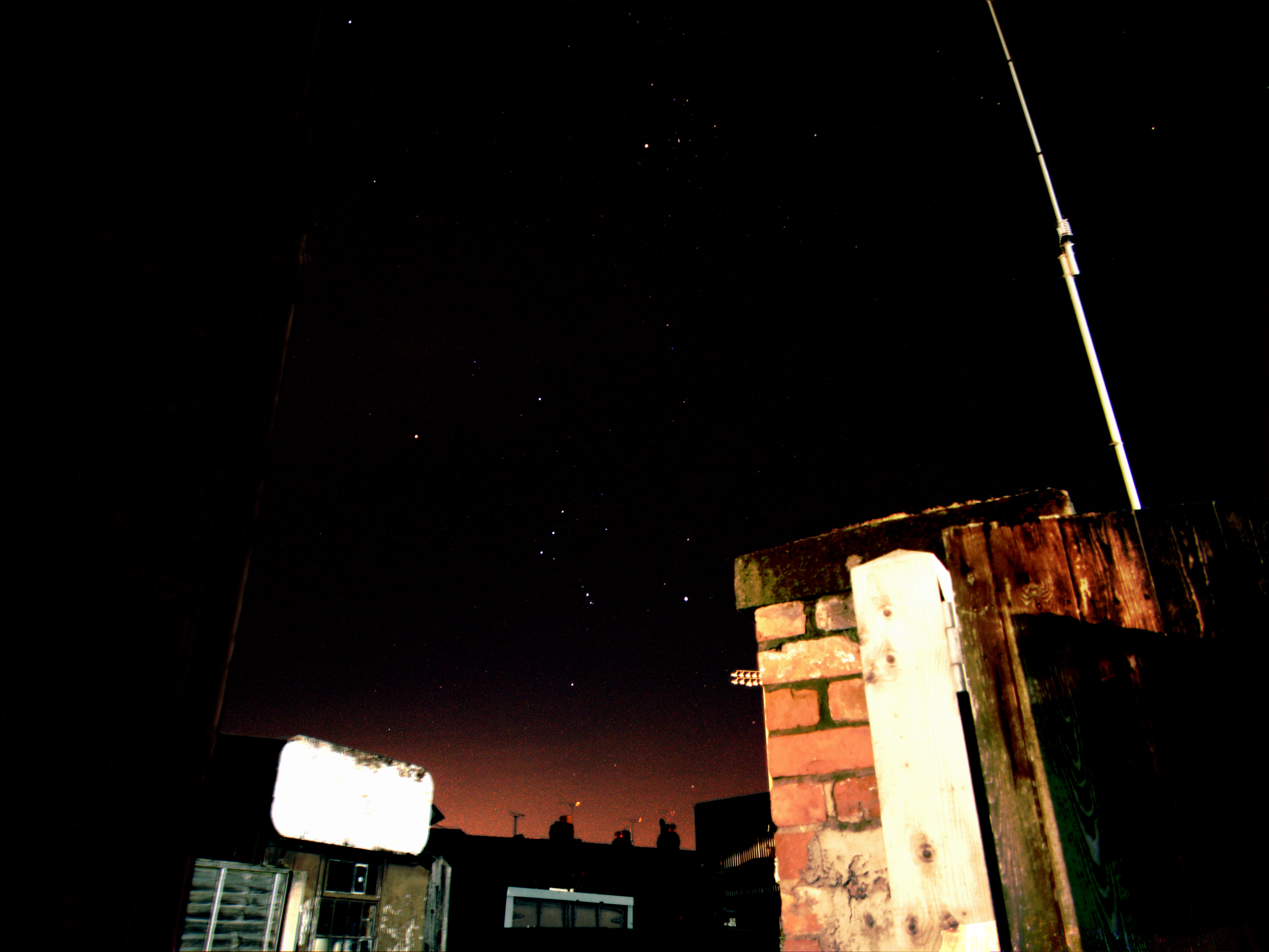 Orion rising over Crewe